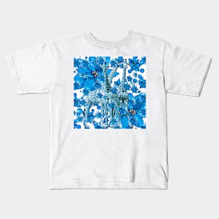 Giraffe so Blue Kids T-Shirt